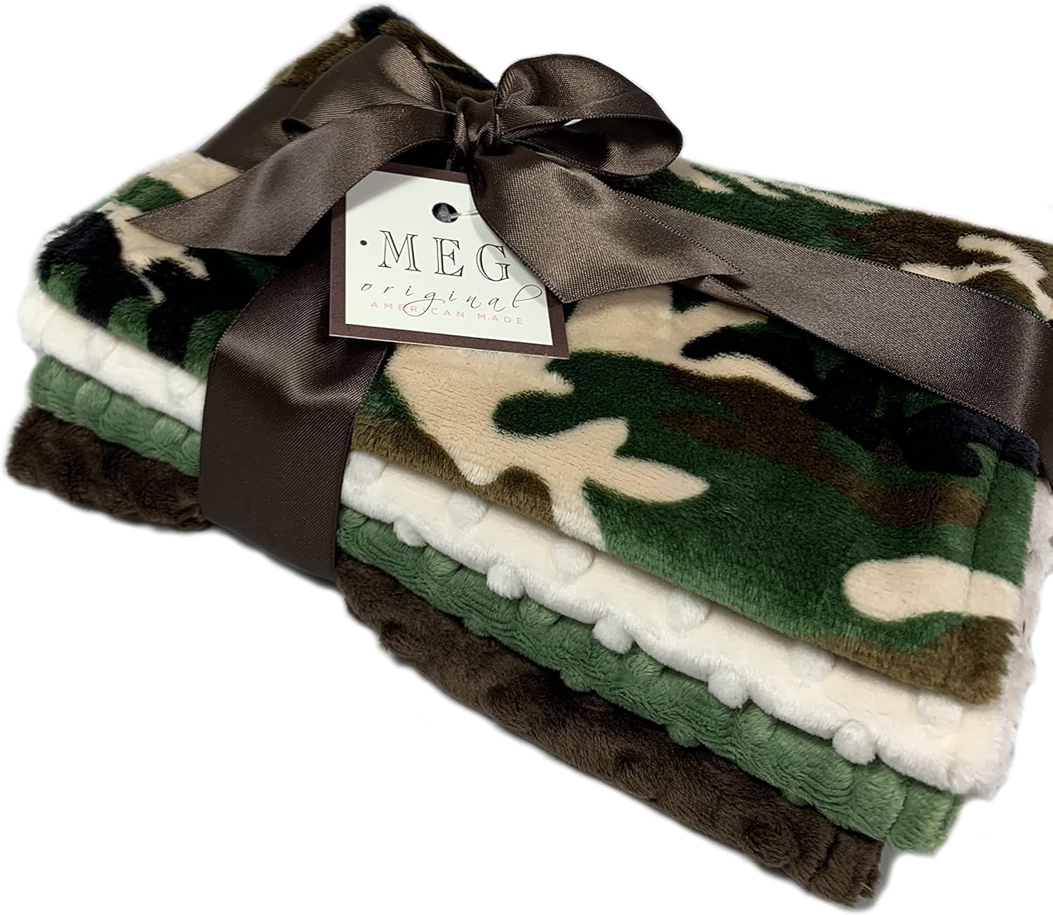 Baby Boy Burp Cloth Set of 4 Camouflage