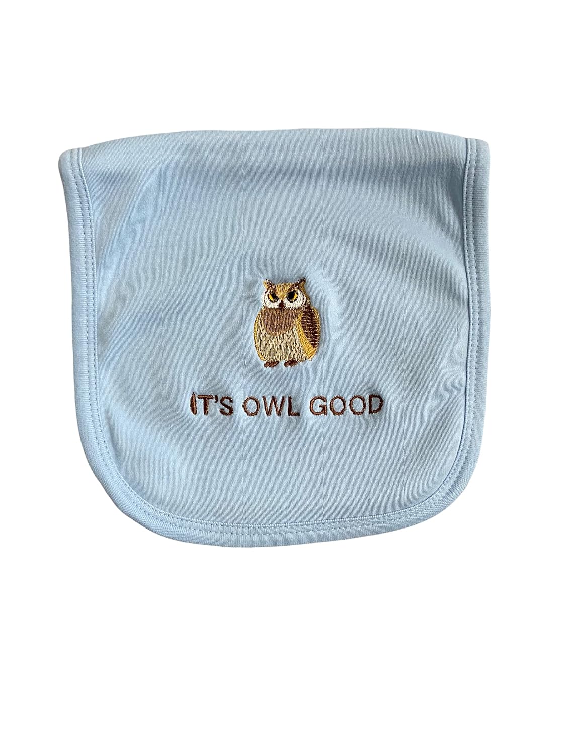 Handmade JA Embroidered Just Ducky Burp Cloth