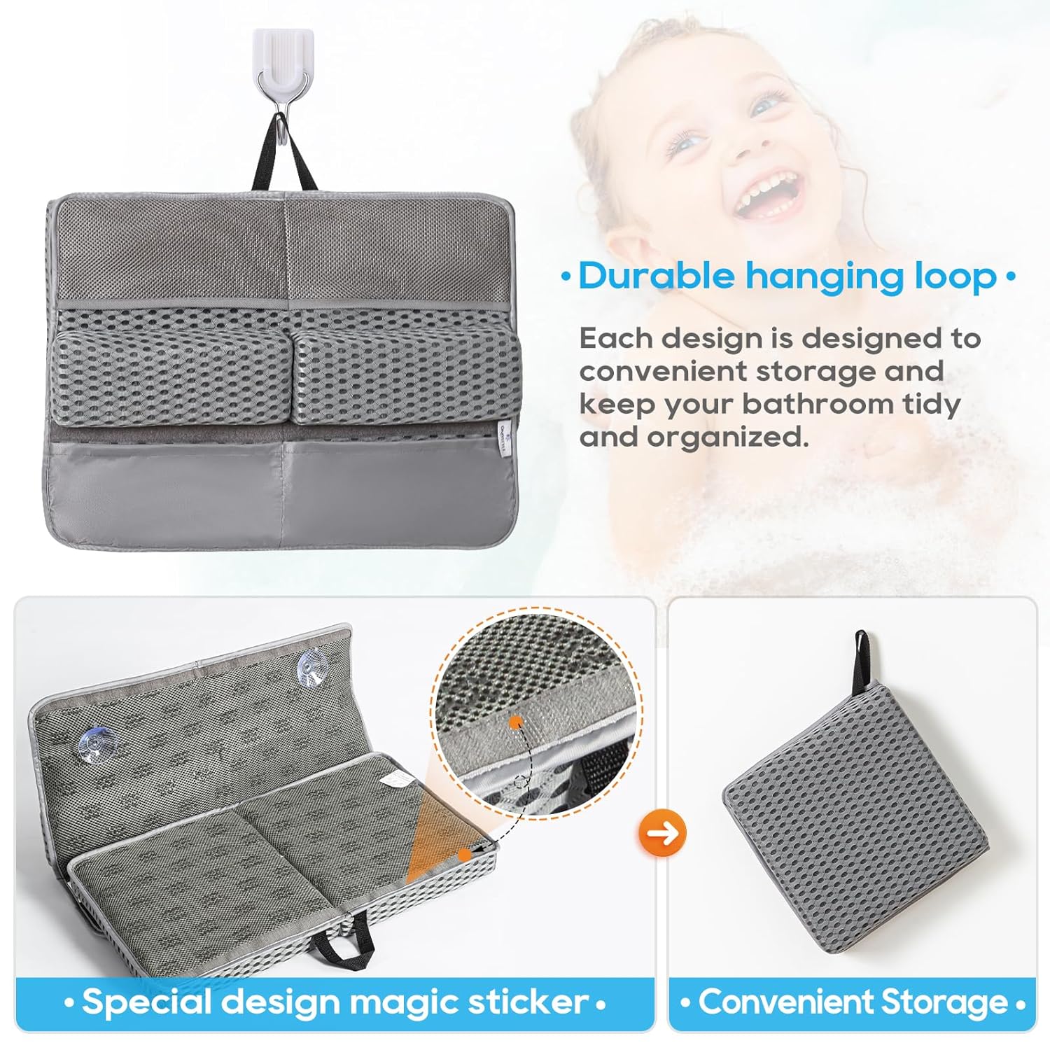 OS OMYSTYLE Baby Bath Kneeler Pad Set