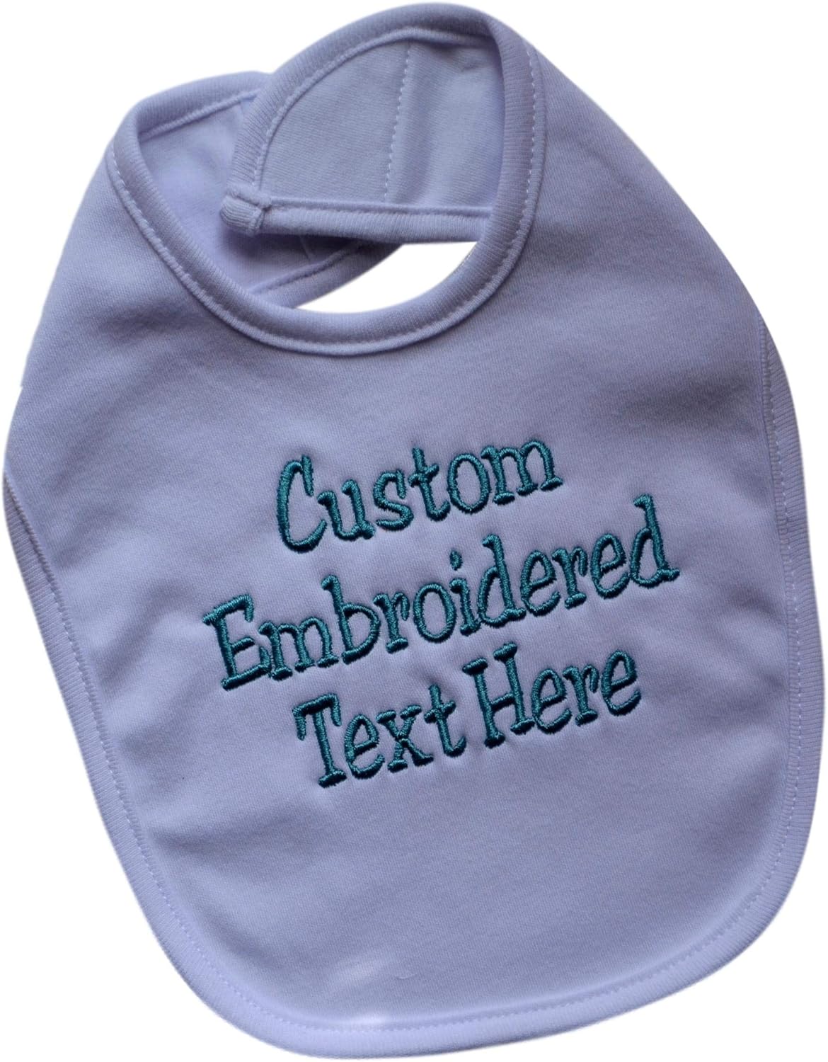 Funny Girl Designs Personalized Baby Bib with Custom Text