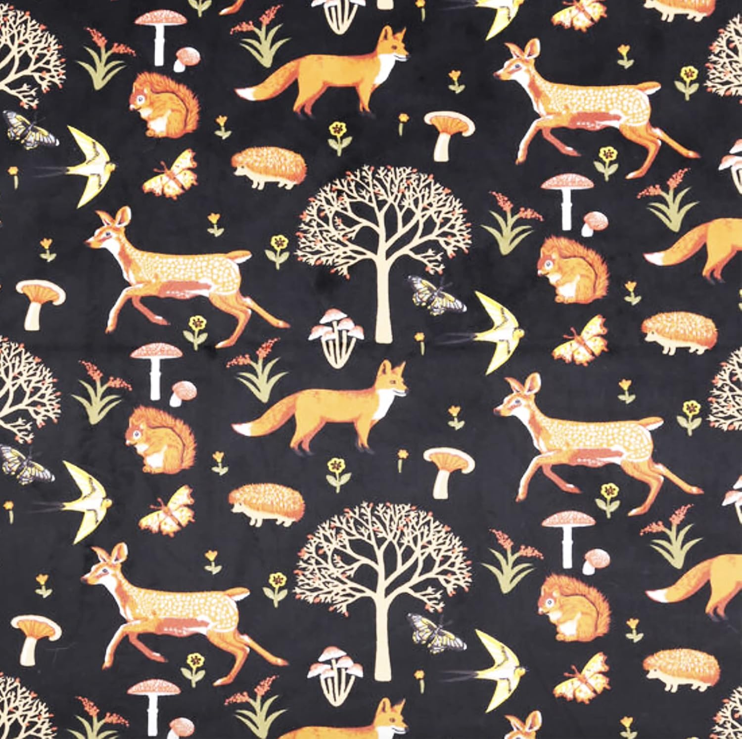 Baby Burp Cloth Set of 2 Forest Friends Handmade in USA