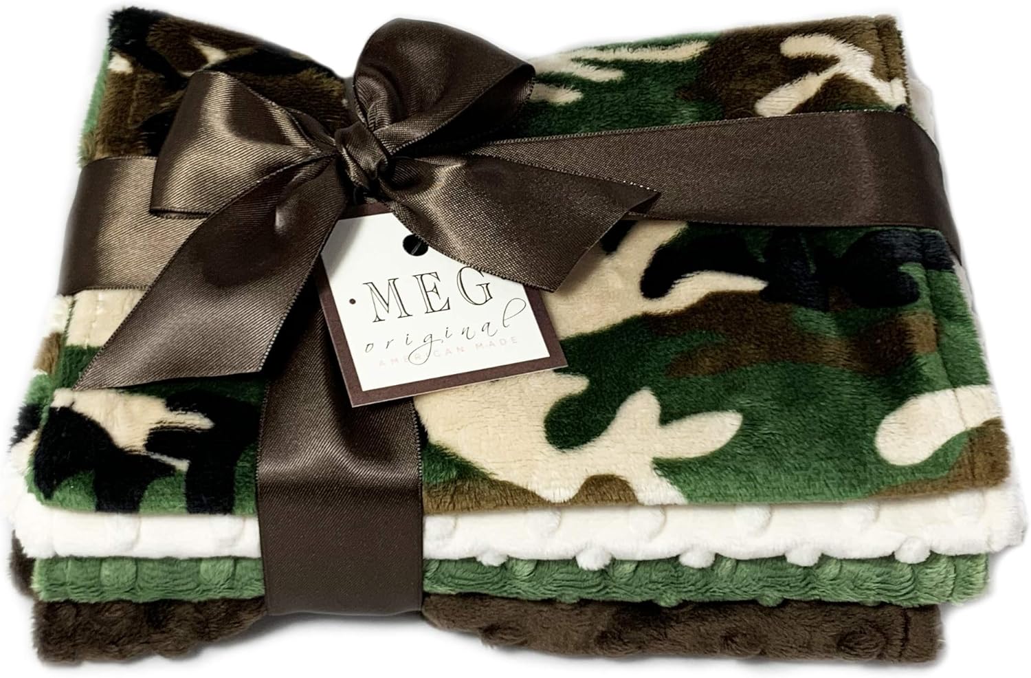 Baby Boy Burp Cloth Set of 4 Camouflage