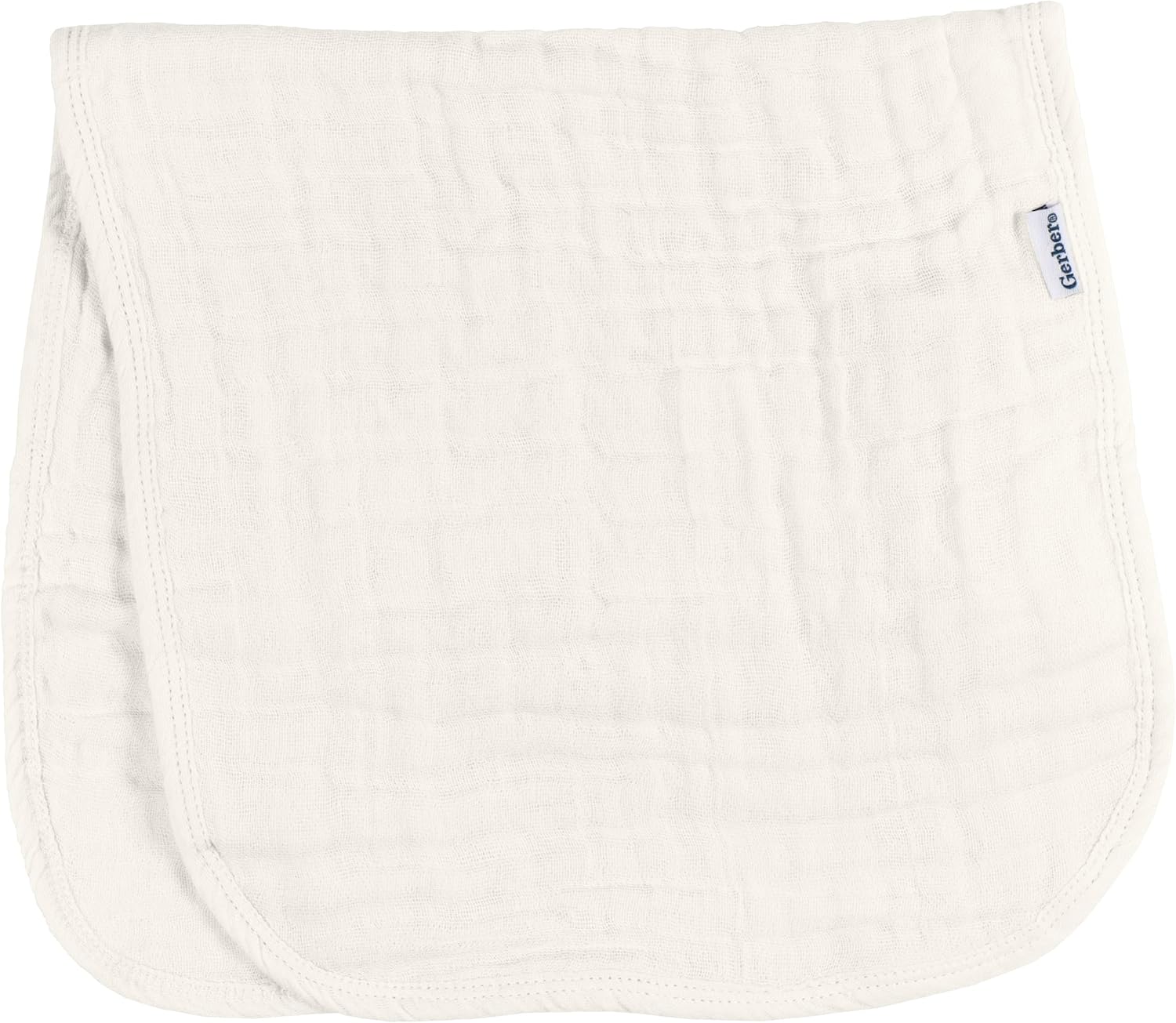 Gerber Baby Unisex Burp Cloths 6-Pack Large 20 x 10 Vanilla