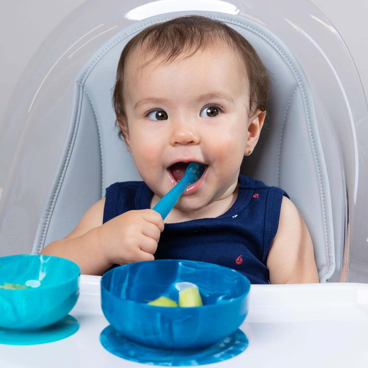 ChooMee FlexiDip Silicone Spoon for Baby Led Weaning