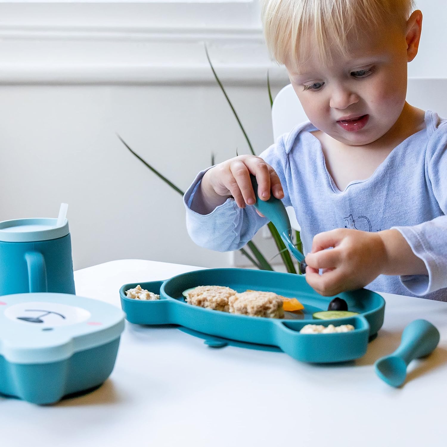 TUM TUM Baby Spoon Fork Set with Case 6 Months Plus