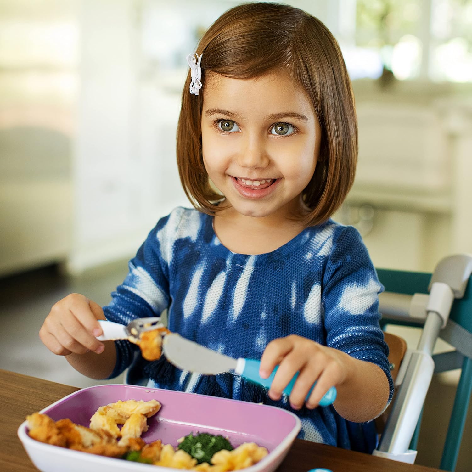 Munchkin Splash 6pc Toddler Utensil Set with 3pc Suction Bowls