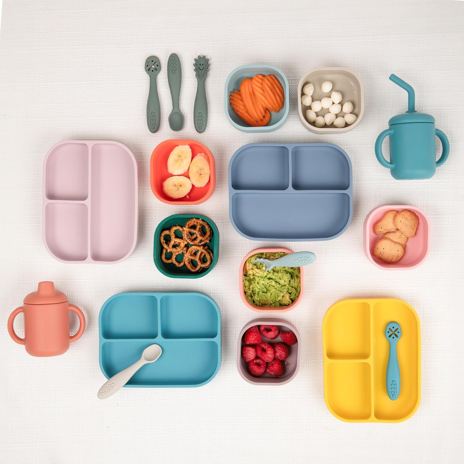Bella Tunno Little Bites Bundle - Safe Durable Baby Feeding Set