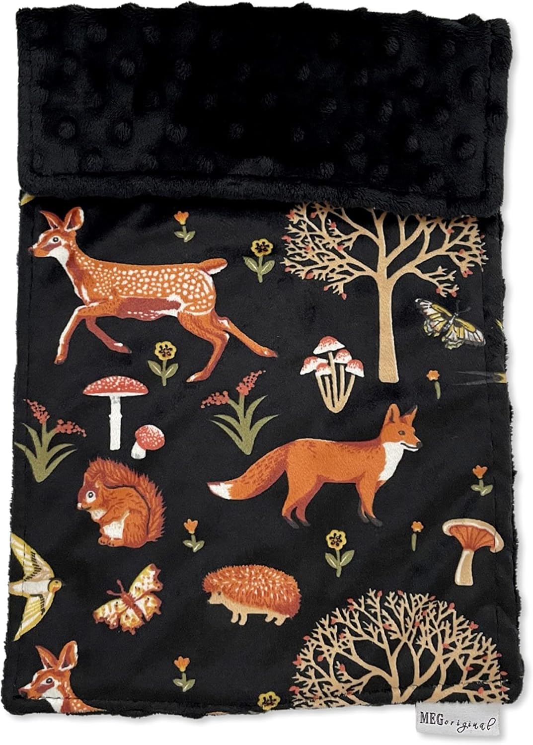 Baby Burp Cloth Set of 2 Forest Friends Handmade in USA