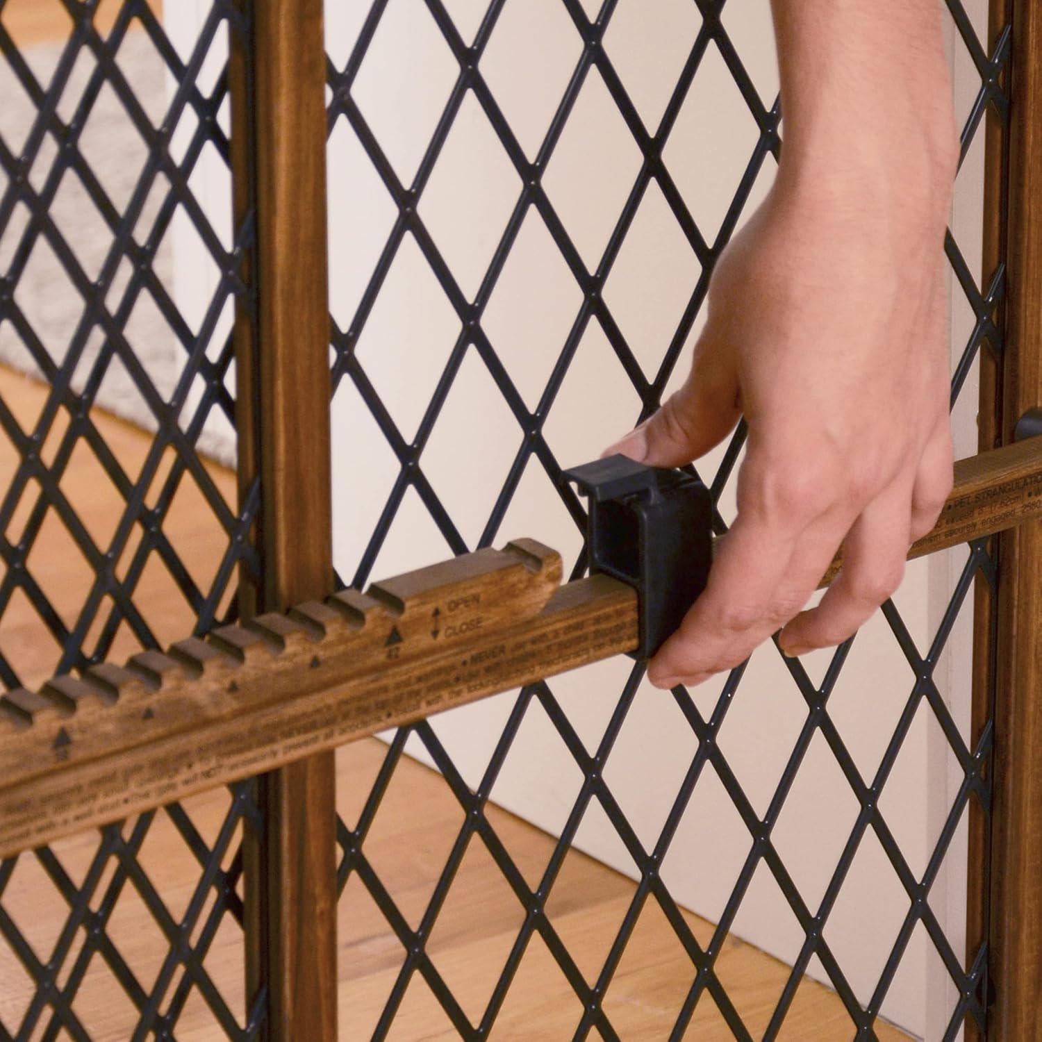 Evenflo Pressure-Mount Baby Gate - Farmhouse Style