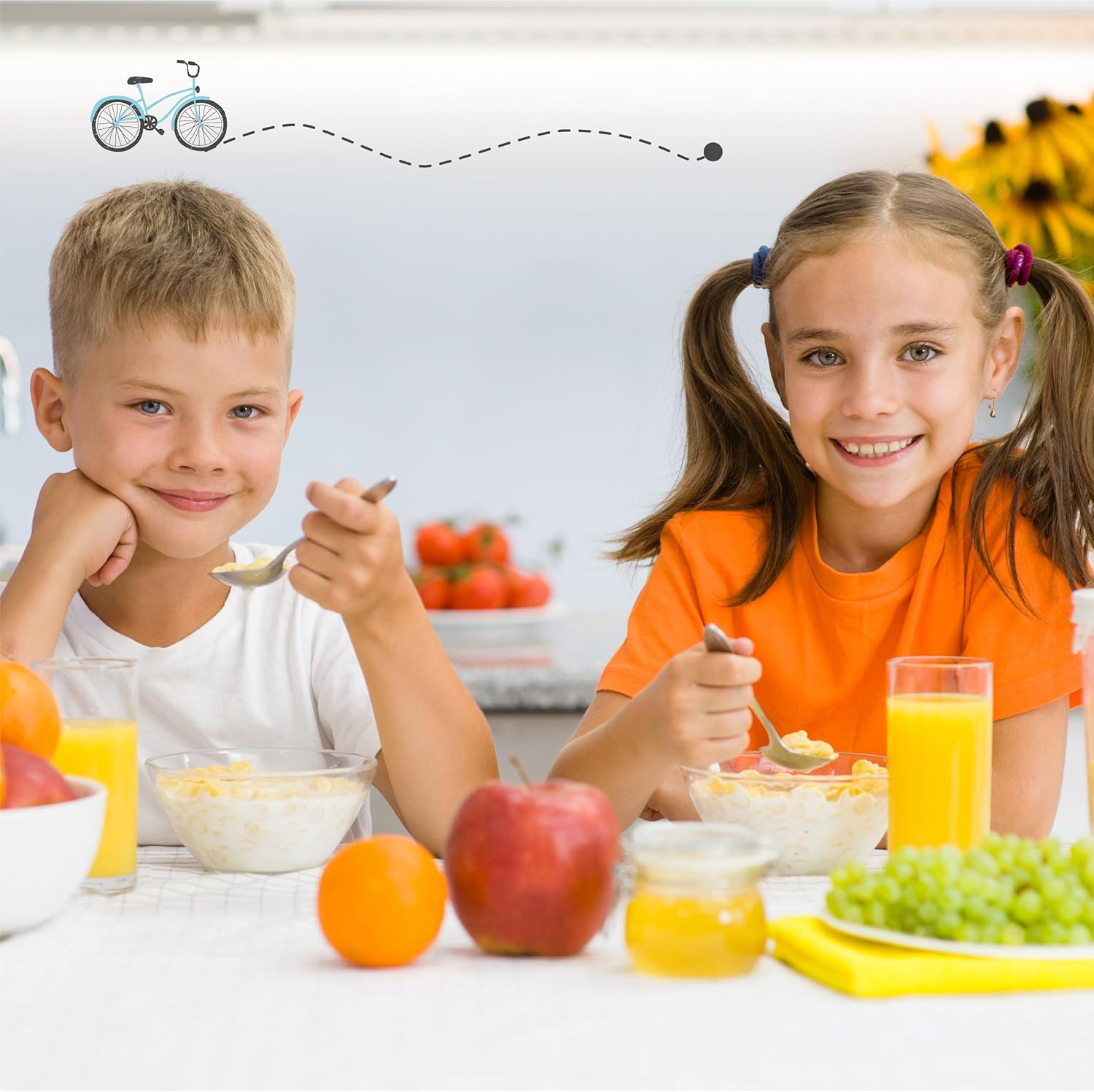 Asher and Olivia 9-Piece Toddler Silverware Set