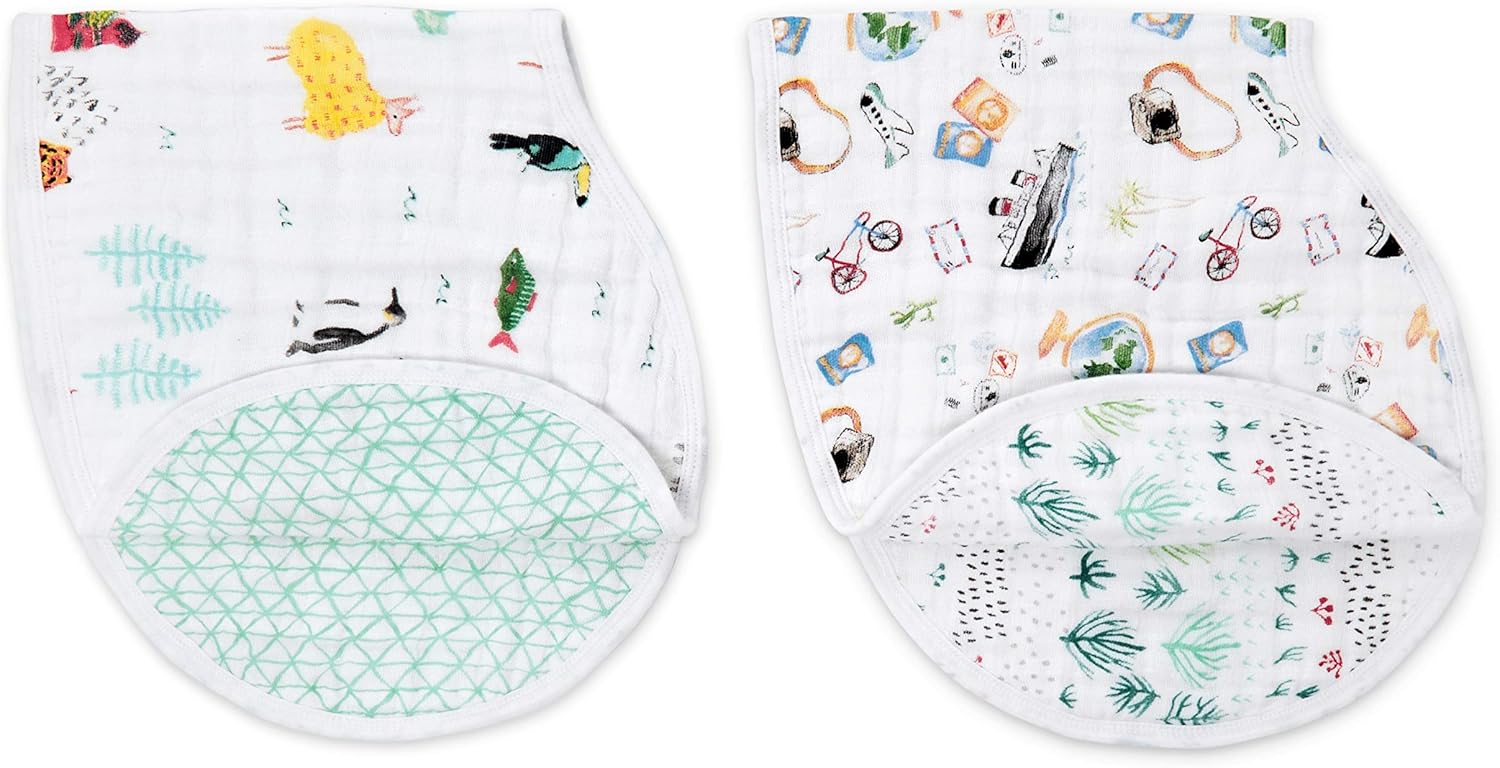 aden anais Burpy Bib Set 4 Layers 2 Pack 1