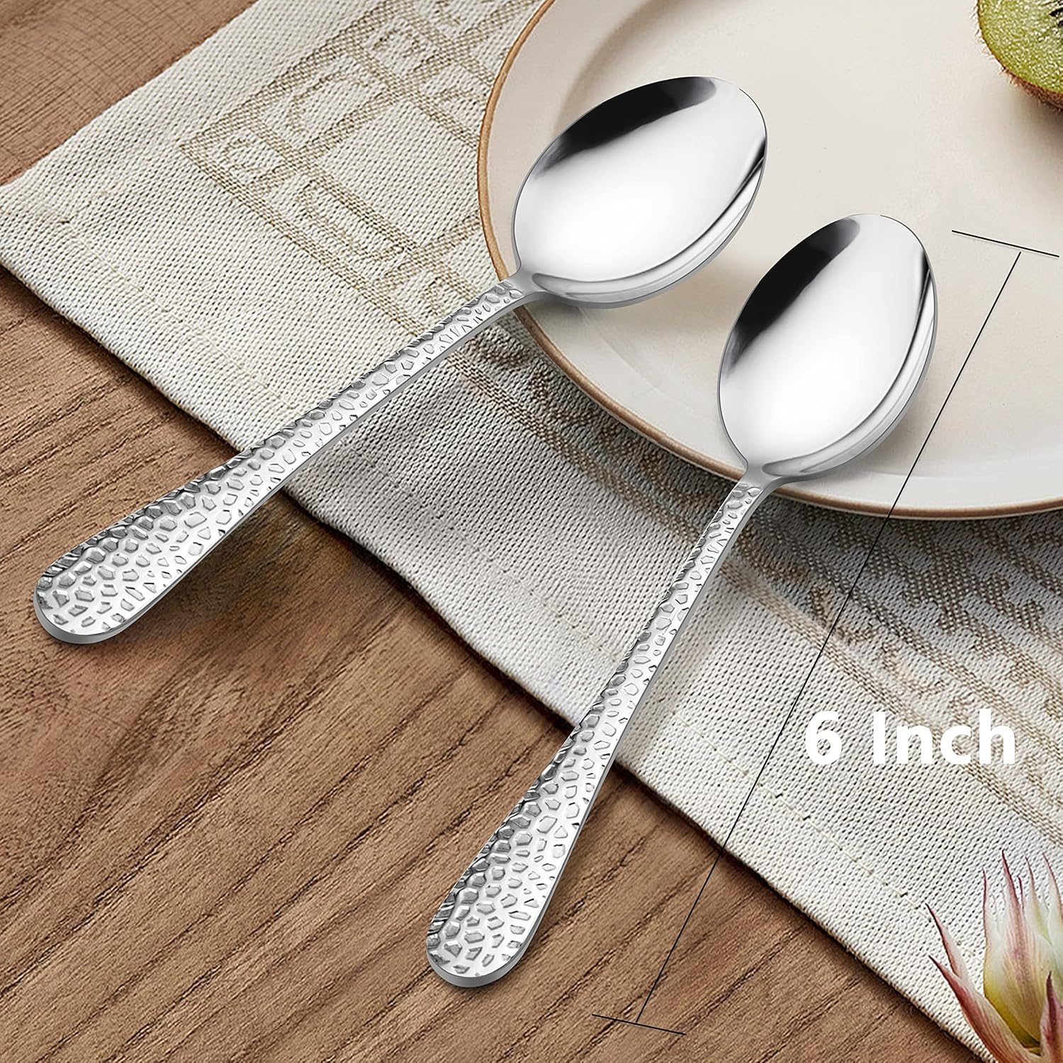 LIANYU 9PCS Kids Stainless Steel Spoon Set