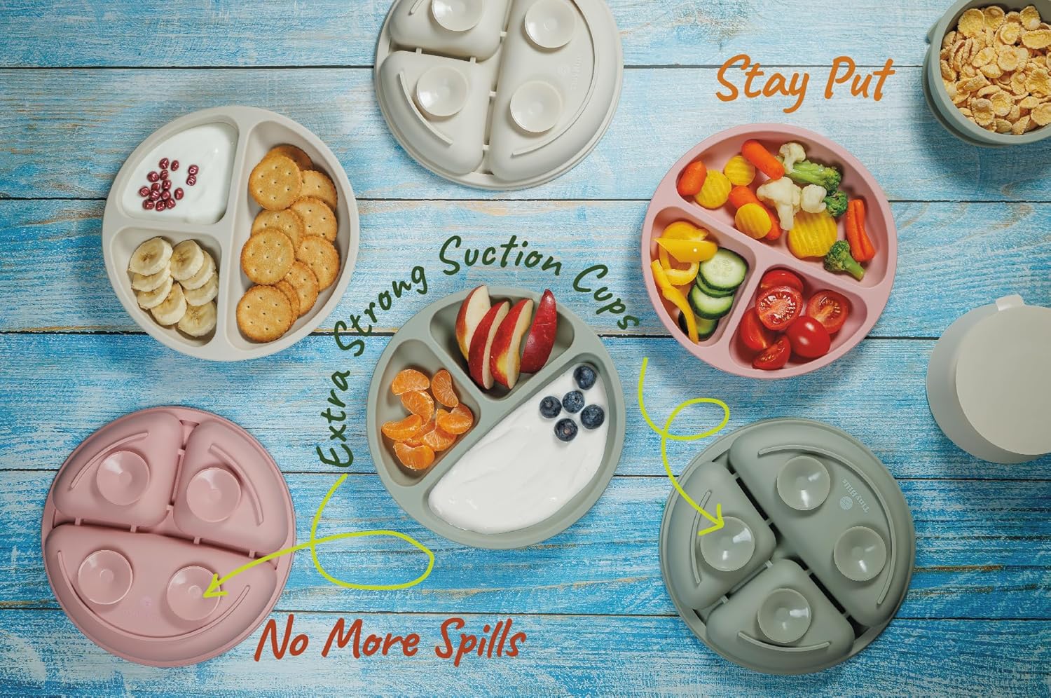 Tiny Hills Silicone Baby Feeding Set for 6 Months