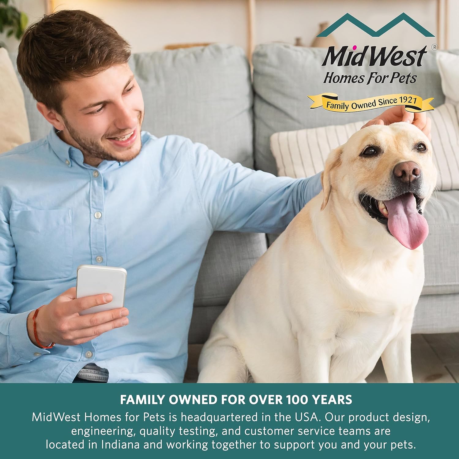 MidWest Homes for Pets 39 Tall Walk-Through Steel Pet Gate Graphite